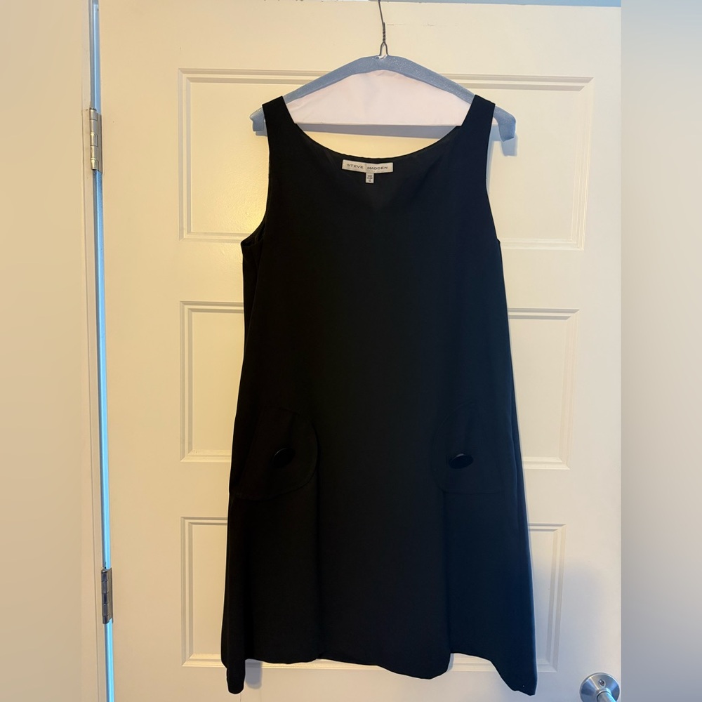 Steve Madden Black Mini Dress/Jumper Size 12
